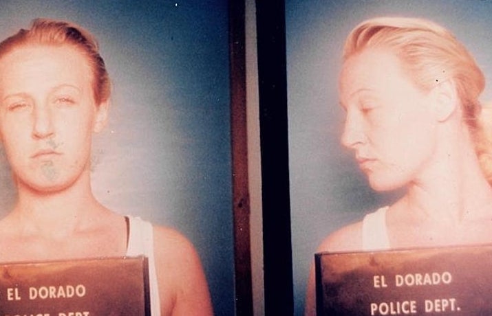 A mug shot of El Dorado Jane Doe following an arrest by police in El Dorado, Arkansas.