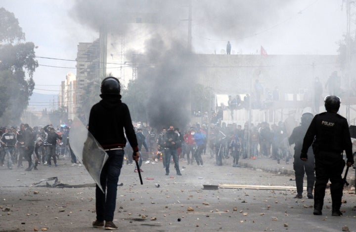 Protests erupted around Tunisia last week after a young unemployed man was electrocuted.