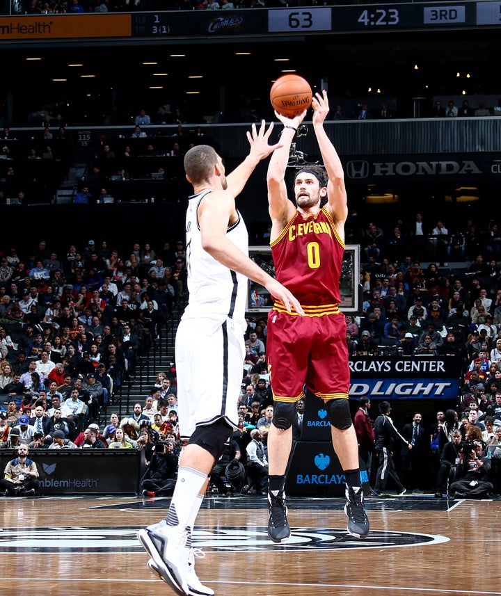 Kevin Love is converting on just 41.5 percent from the floor and 36.4 percent from the distance.