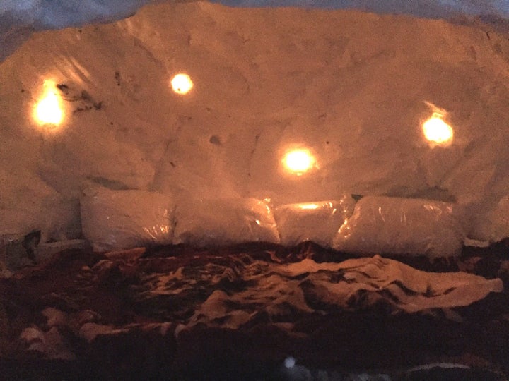 Yes, those are <i>real</i> lights.