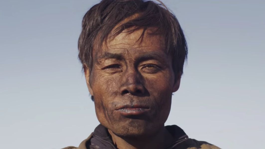 A coal miner in Zhao Liang's documentary "Behemoth."