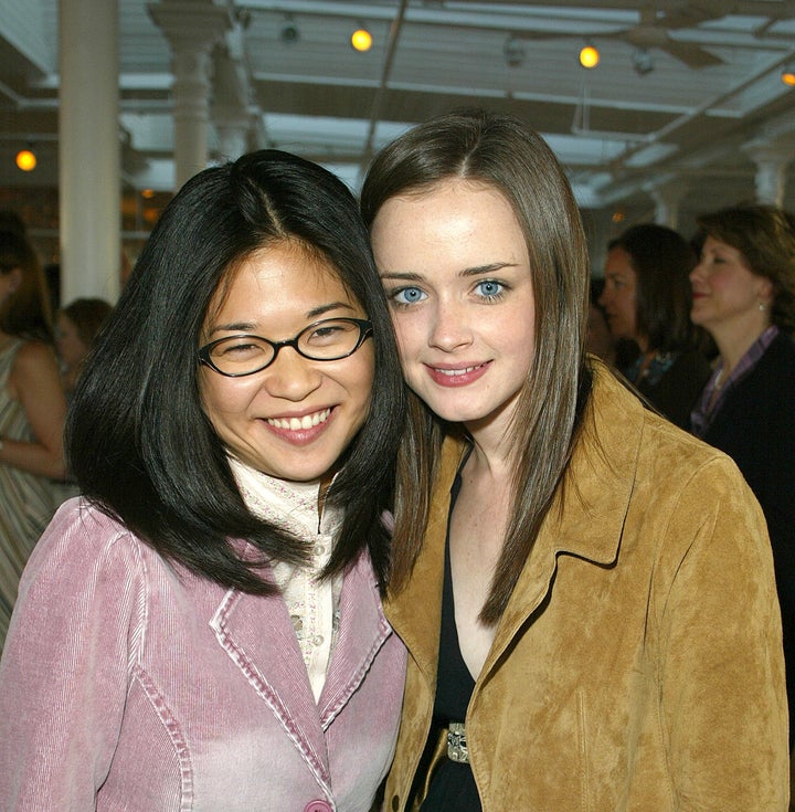 Keiko Agena and actress Alexis Bledel attend a WB Casting Call in 2002. (Photo by Jimi Celeste/Getty Images)