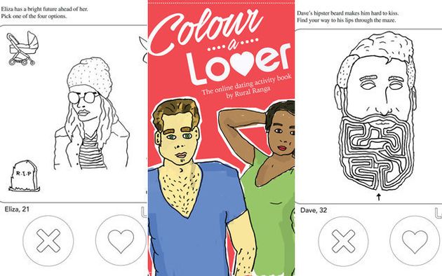 Download An Adult Coloring Book Just Made Online Dating Way More Fun Huffpost