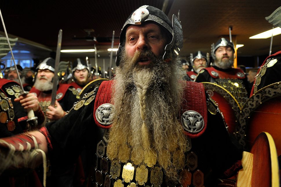 Hundreds Of Armor-Clad Scots March The Streets Of Shetland | HuffPost