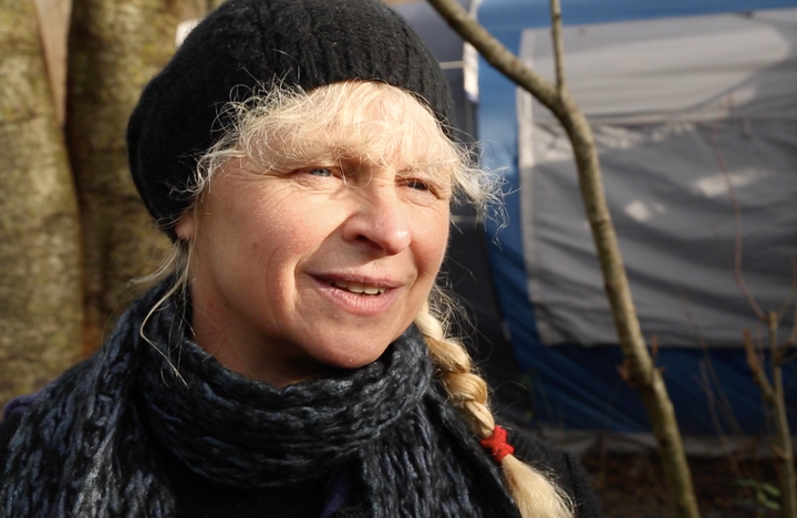 Rita Beesbrouck, a Belgian social worker who moved into the camp in September, feels that she's found her place in the world after living in Grande-Synthe, despite dire living conditions.