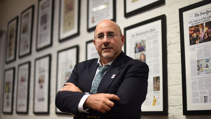 Attorney Evan Wolfson is seen at his office at the Freedom to Marry organization in New York on June 25, 2015.