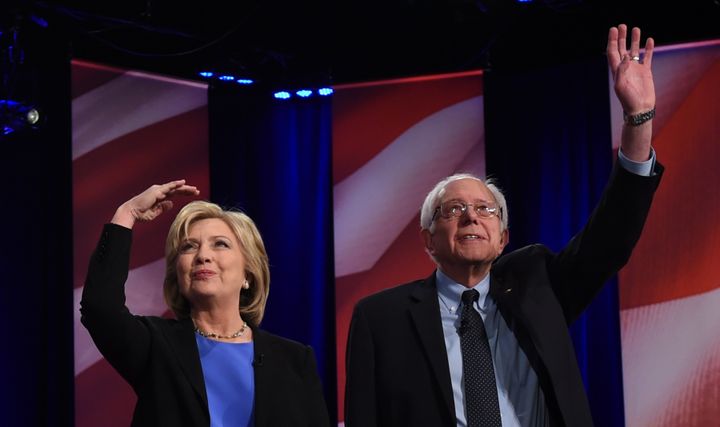 Bernie Sanders is averaging 45.5 percent support compared to Hillary Clinton's 46.1 percent.