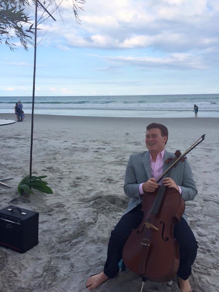 Matt Rafferty, 20, seen here posing with a cello is one of the cowriters of "Texts From A Beta." The song's lyrics were reportedly taken from sexts received by a female friend at Vanderbilt University.