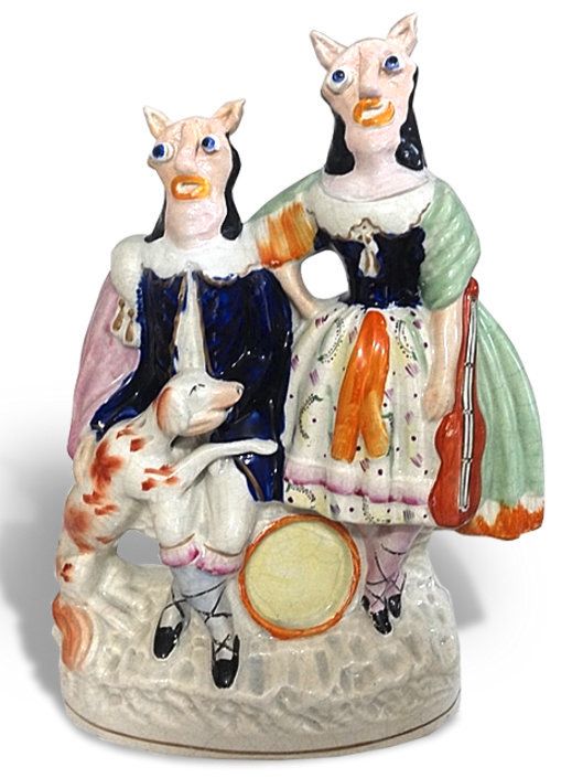 This TikToker Shows How to Turn Thrift Store Ceramic Figurines