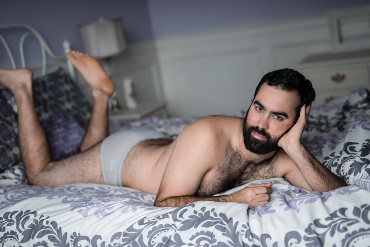 Giving us the "come hither" look.