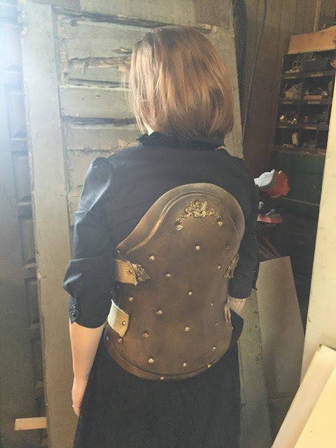 Crash Survivor Makes Back Brace Incognito, Turns It Into Steampunk