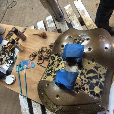 This Car Crash Survivor's BFF Turned Her Back Brace Into Amazing Steampunk  Armor