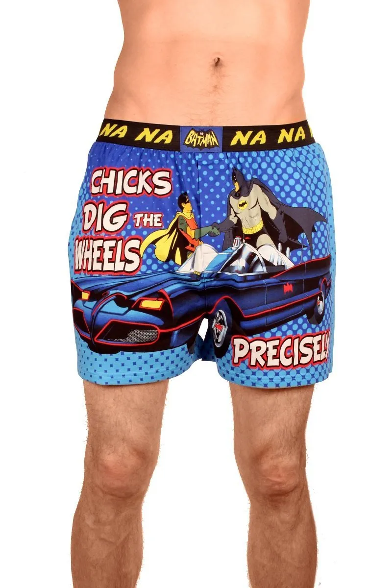 Batman Chicks Dig the Wheels Precisely Boxers