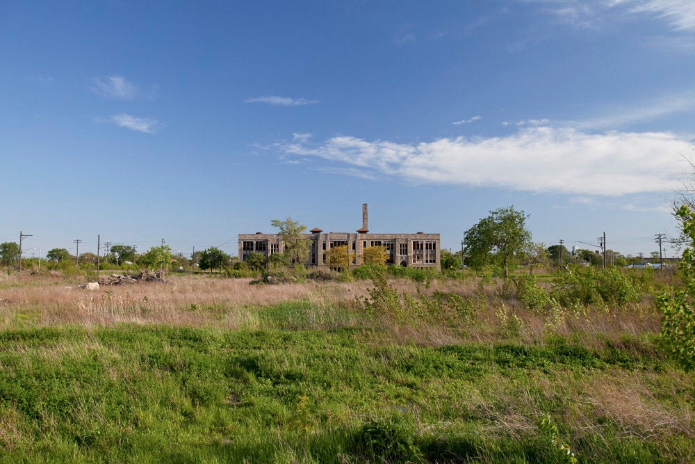 The former Cooper Elementary building before it was demolished in 2011.