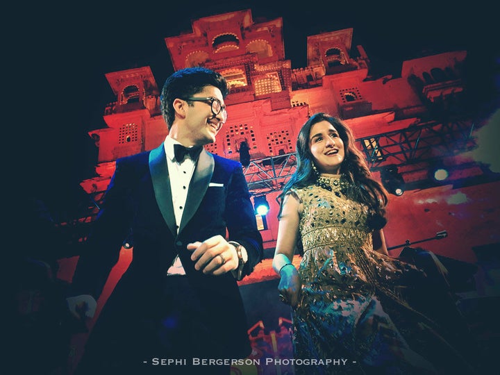 Dancing the night away.