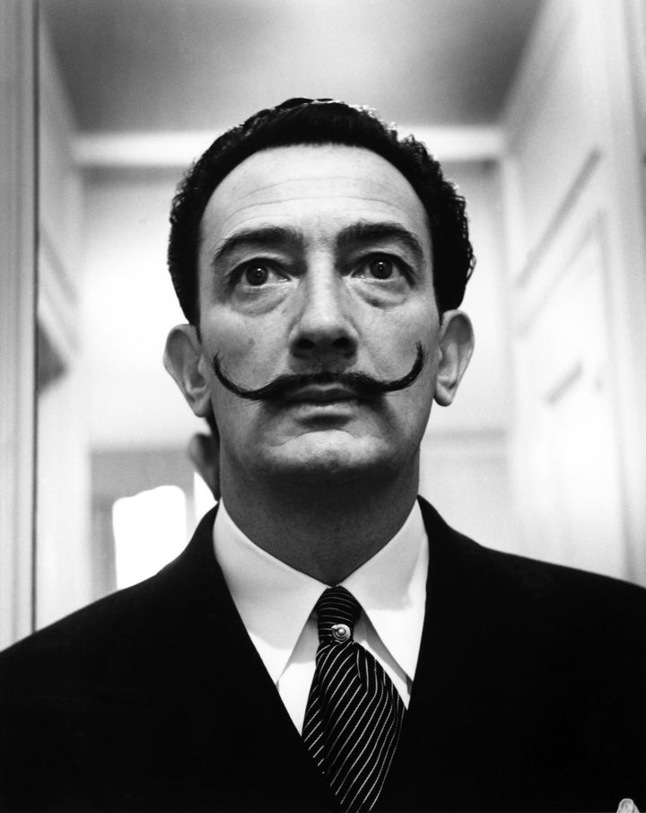 Dali, pictured, met Walt Disney in the 1940s and the worked on a short animated movie together.