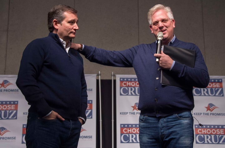 Glenn Beck announced his endorsement last week in Waterloo, Iowa.