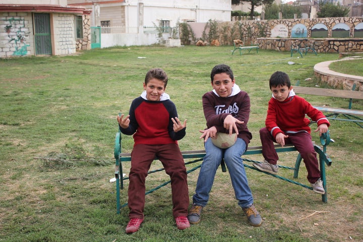 Abdulrahman, Samir and Mohamed are the stars of "Straight Outta Syria," a video from children's charity Theirworld that highlights the need to send refugee children back to school.