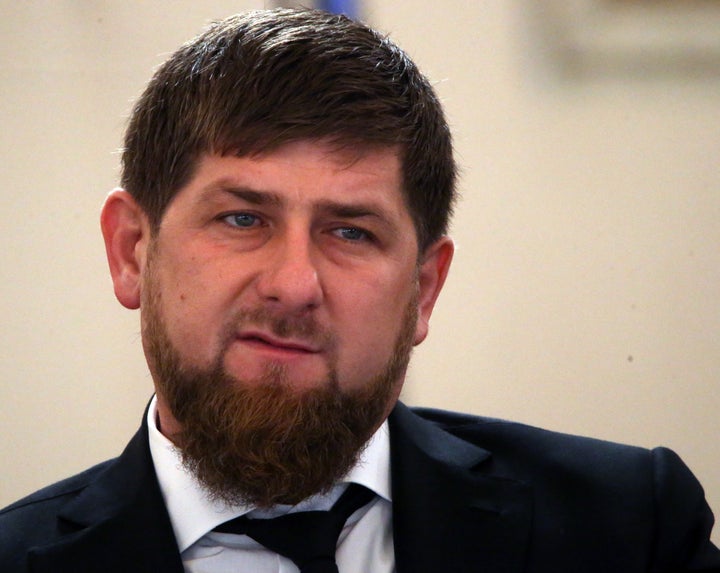 Chechen President Ramzan Kadyrov posted a video to his Instagram account on Sunday that features opposition leader Mikhail Kasyanov, who appears to be targeted by a sniper.