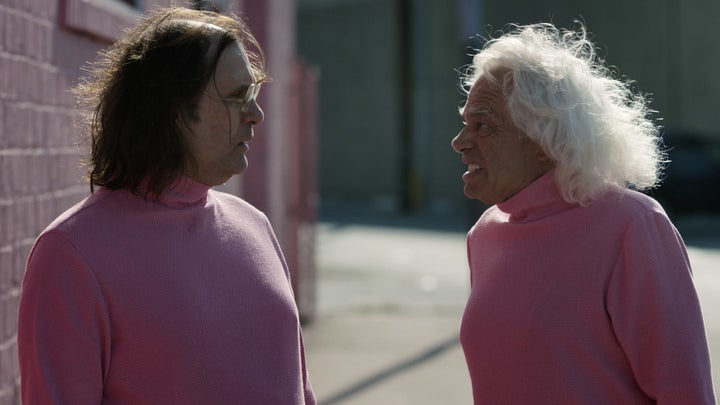 Sky Elobar and Michael St. Michaels in "The Greasy Strangler."