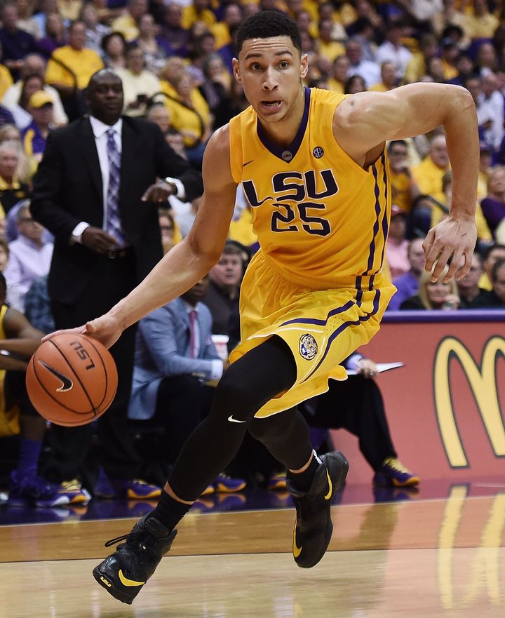 The 6-foot-10 Ben Simmons has shown flashes of sheer brilliance in Baton Rouge.