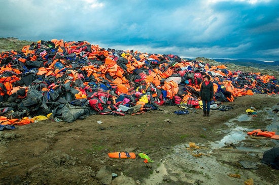 Susan Sarandon chronicled her experiences on Lesbos in "The Crossing," an immersive storytelling project by The Huffington Post and RYOT news, in December.