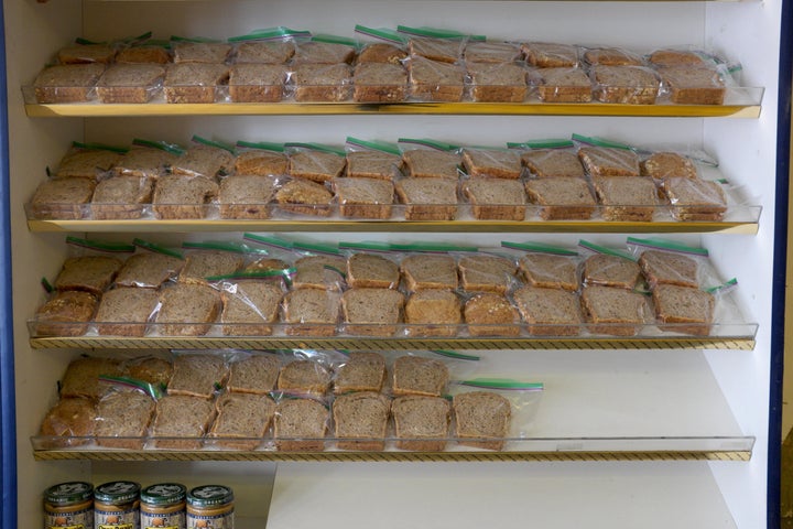 Sandwiches from Olah's installation.