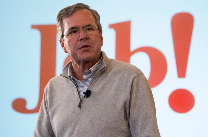 Republican presidential candidate and former Florida Gov. Jeb Bush spent $2,800 per vote in Iowa and received less than 3 percent of the vote.