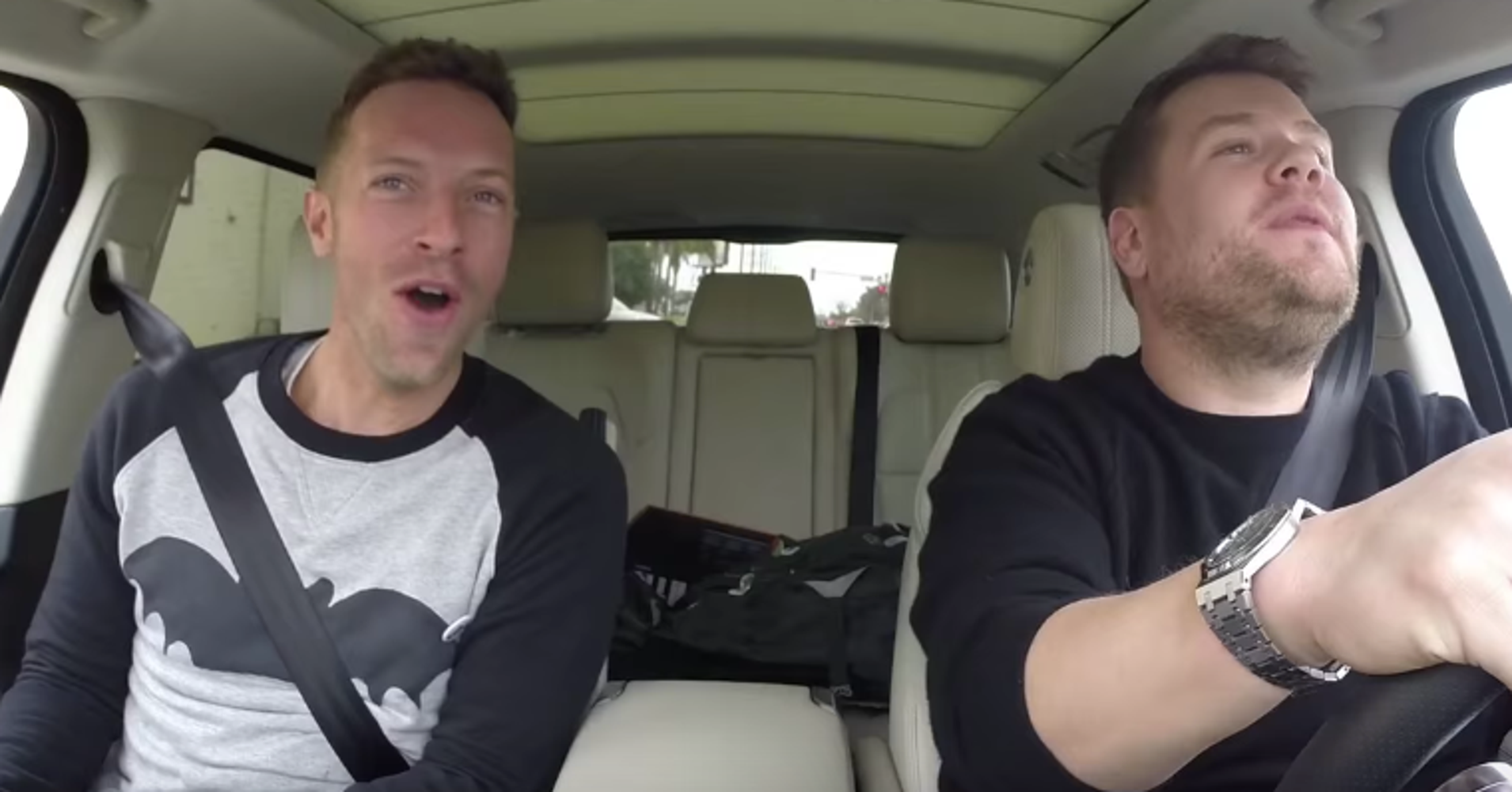 Chris Martin Singing 'Carpool Karaoke' Is The Adventure Of A Lifetime