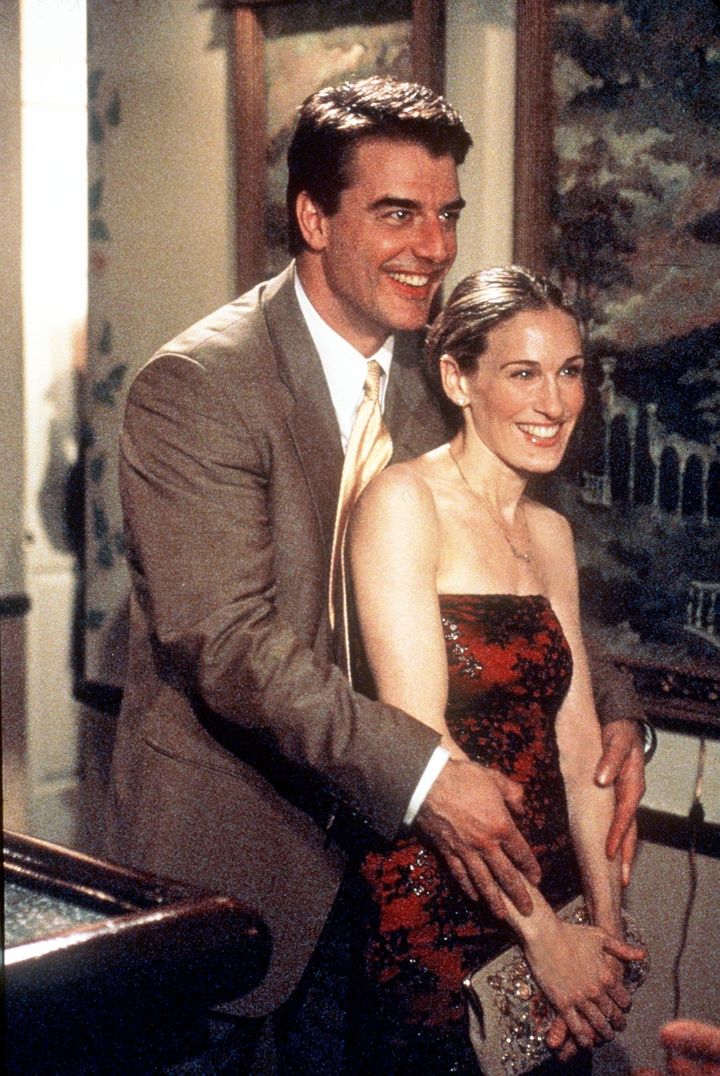 Chris Noth and Sarah Jessica Parker star in 'Sex And The City' ('The Man, The Myth, The Viagra' episode).