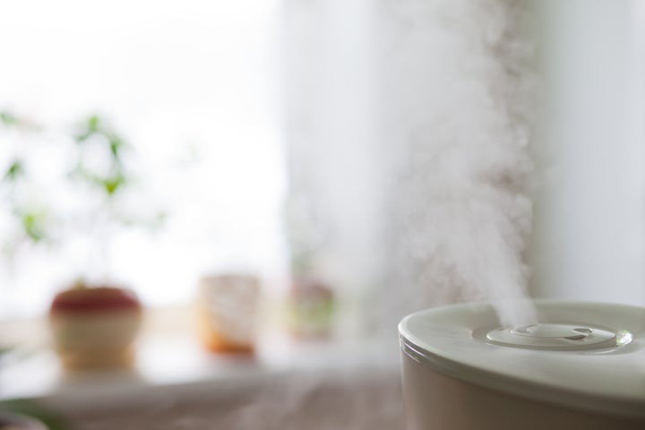 <a href="https://www.huffpost.com/entry/what-does-a-humidifier-do_n_6014450" target="_blank" role="link" class=" js-entry-link cet-internal-link" data-vars-item-name="Humidifiers" data-vars-item-type="text" data-vars-unit-name="56b0e01ce4b0fbfdd6155882" data-vars-unit-type="buzz_body" data-vars-target-content-id="https://www.huffpost.com/entry/what-does-a-humidifier-do_n_6014450" data-vars-target-content-type="buzz" data-vars-type="web_internal_link" data-vars-subunit-name="article_body" data-vars-subunit-type="component" data-vars-position-in-subunit="3">Humidifiers</a> release water vapor into the air, increasing the moisture levels of the surrounding environment. The devices generally come in two types, <a href="https://www.huffpost.com/entry/warm-versus-cool-mist-humidifier_n_5654a792e4b0d4093a595be3" target="_blank" role="link" class=" js-entry-link cet-internal-link" data-vars-item-name="warm and cool" data-vars-item-type="text" data-vars-unit-name="56b0e01ce4b0fbfdd6155882" data-vars-unit-type="buzz_body" data-vars-target-content-id="https://www.huffpost.com/entry/warm-versus-cool-mist-humidifier_n_5654a792e4b0d4093a595be3" data-vars-target-content-type="buzz" data-vars-type="web_internal_link" data-vars-subunit-name="article_body" data-vars-subunit-type="component" data-vars-position-in-subunit="4">warm and cool</a>.