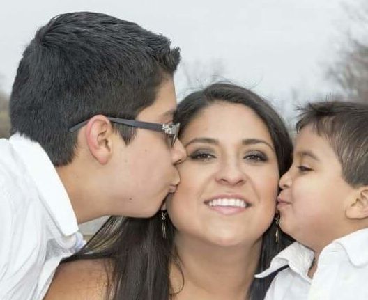 Lesly Sophia Cortez-Martinez poses with two of her children. She was deported from the U.S. on Feb. 2, 2016, despite receiving approval for deportation relief.