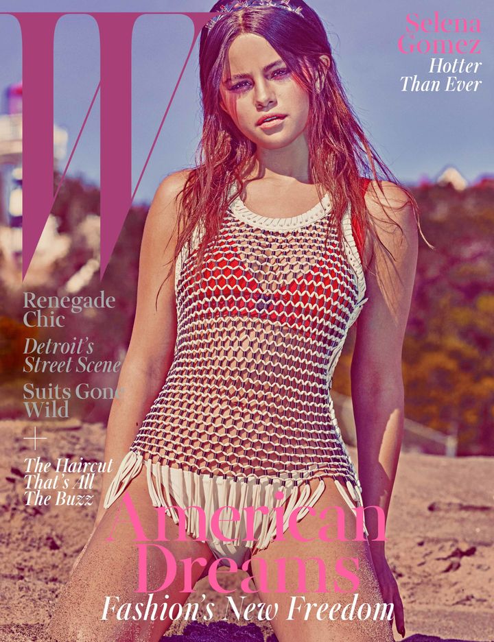 Selena Gomez photographed for W magazine. 