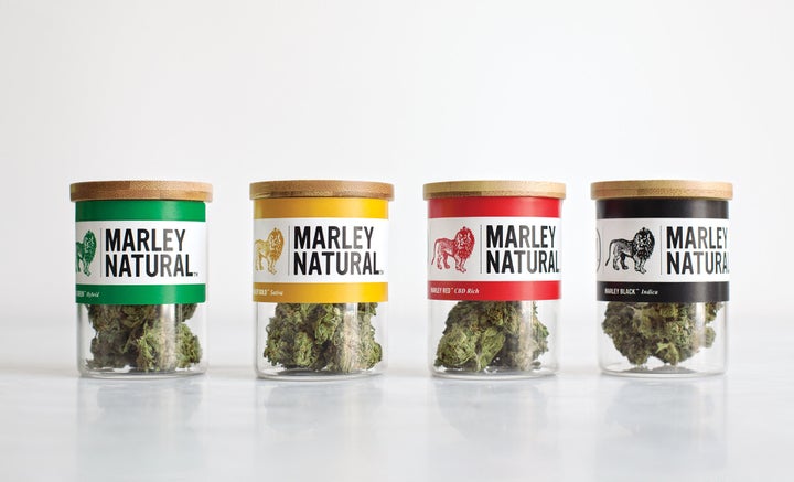 Marley Natural cannabis flowers come in five different strains with varying levels of potency whose effects range from anti-inflammatory to relaxing. 