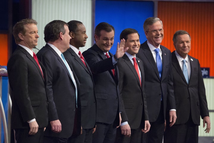 The Republicans barely ever even use the word "teacher" during their debates. 