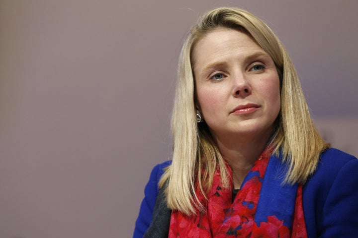 Yahoo CEO Marissa Mayer has said she does not think the issue of gender in the workplace is relevant to the technology industry, but a former employee alleges the company discriminated against him for being a man.