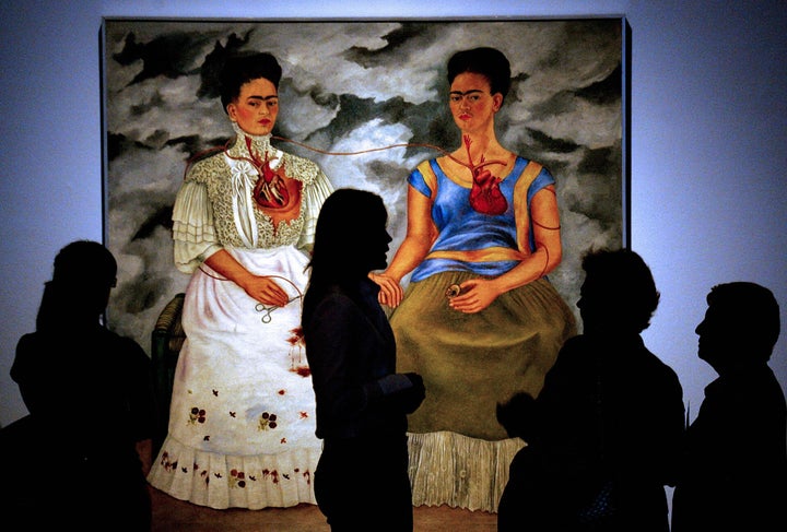 Gallery view of Two Fridas by Frida Kahlo 