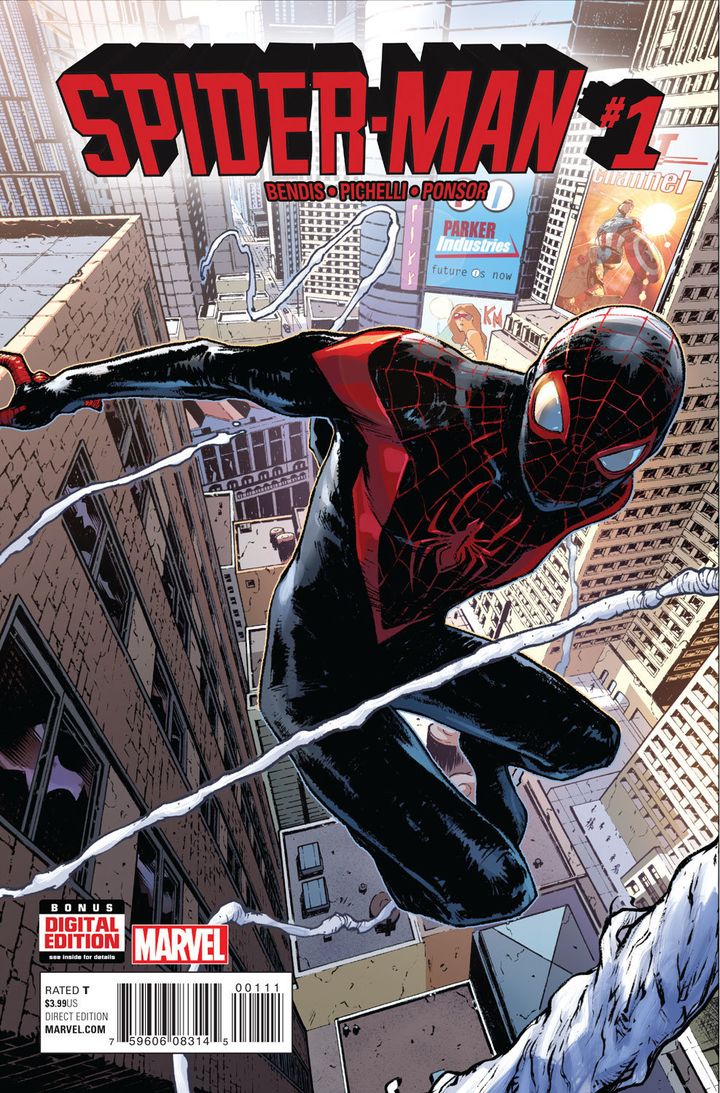 Marvel released their first Spider-Man issue featuring Miles Morales on Wednesday.
