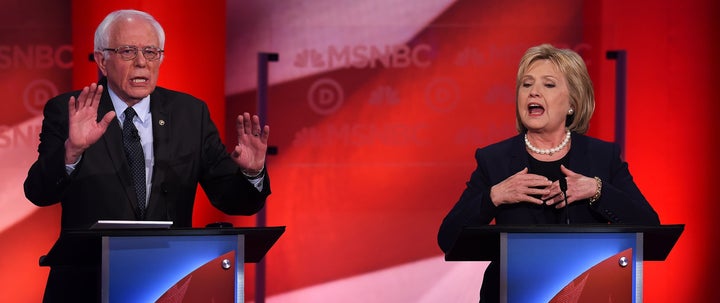 Sen. Bernie Sanders (I-Vt.) and former Secretary of State Hillary Clinton debated Thursday night over their stances on the de
