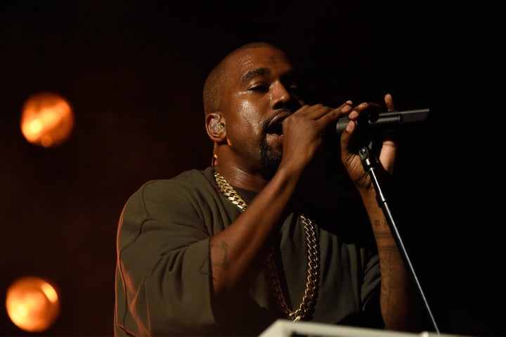 Musician Kanye West performs onstage at the 2015 iHeartRadio Music Festival on September 18, 2015 in Las Vegas, Nevada. 