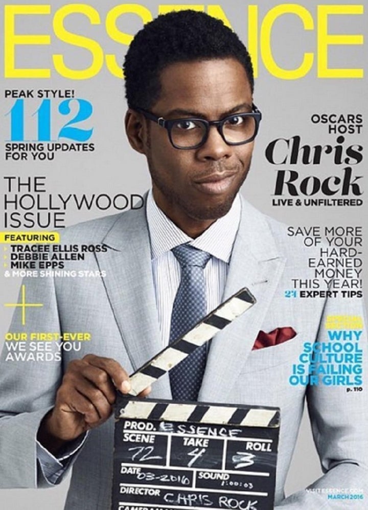 Chris Rock covers the March 2016 issue of Essence magazine.