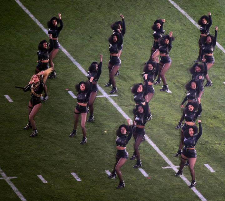 Beyoncé Super Bowl dancers honor Black Panthers and Black Lives Matter