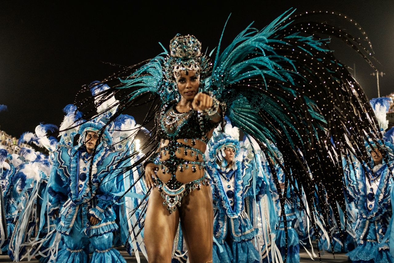 From Friday to Tuesday, revelers across Brazil are taking part in Carnival, a five-day-long festival in which samba schools and street bands perform in colorful outfits.