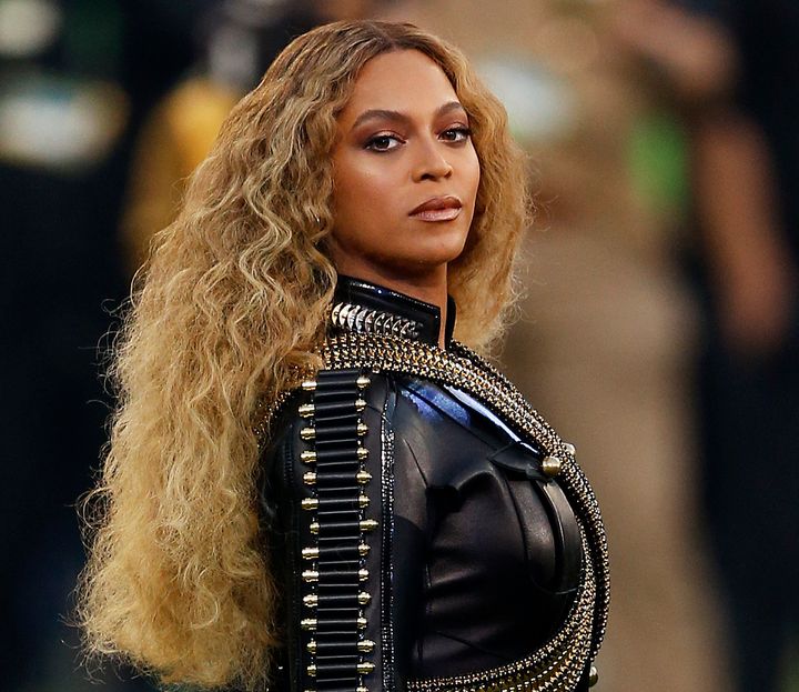 Beyoncé performed her new song, "Formation," at Sunday night's Super Bowl. 