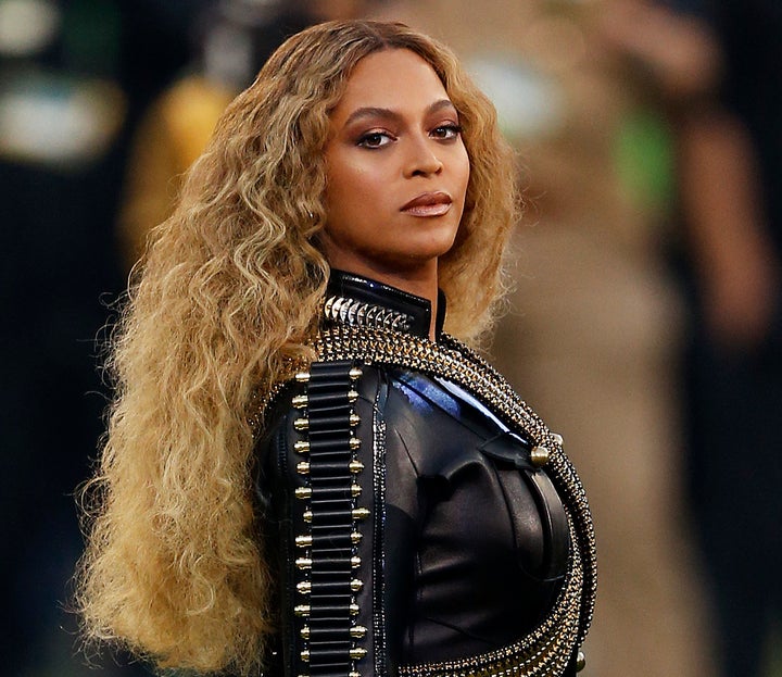 Beyoncé performed her new song, "Formation," at Sunday night's Super Bowl.