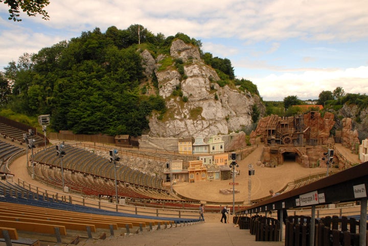 The Karl May Festival in Bad Segeberg, Germany.