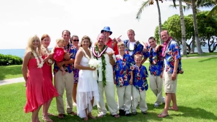 Bart and Brenda married in 2005. Andy agreed to walk her down the aisle.