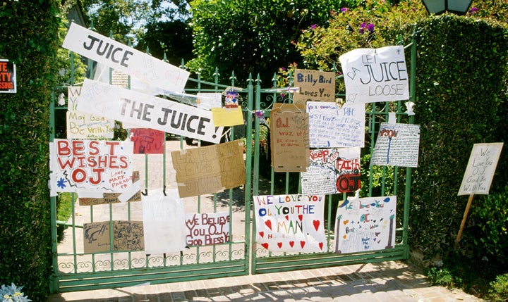 O.J. Simpson's home in a June 1994 file photo.