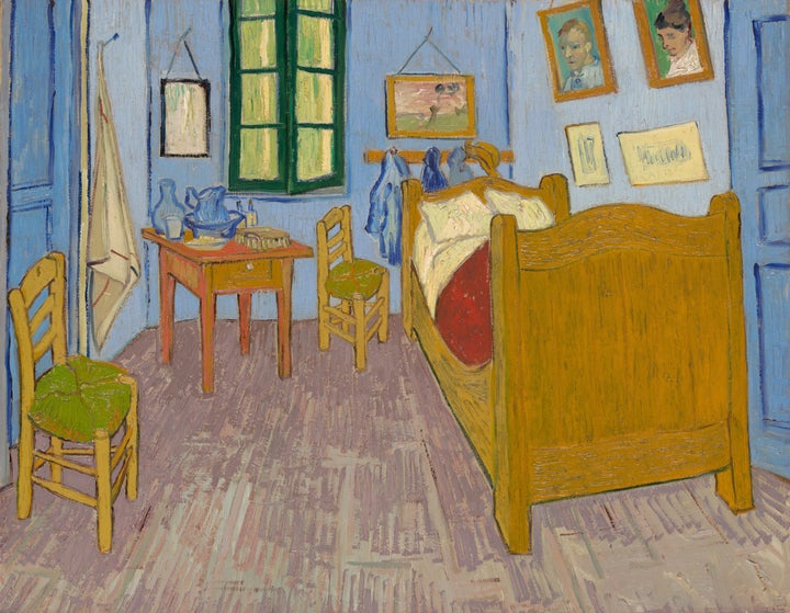 A painting of Van Gogh's bedroom found in the collection of the Musée d'Orsay in Paris.