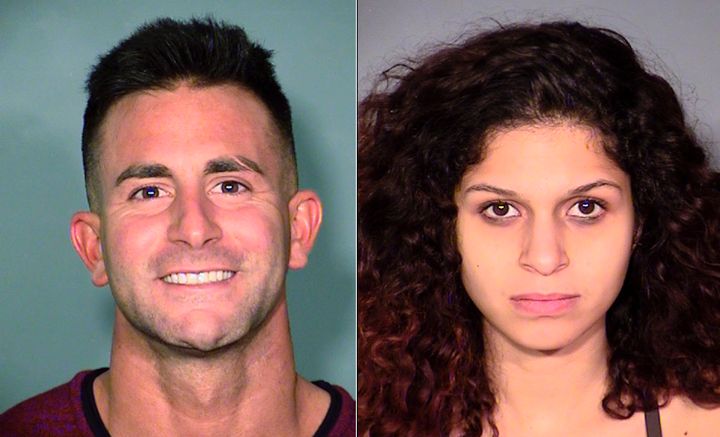 Phillip Frank Panzica III, 27, and Chloe Scordianos, 21, were arrested Friday after allegedly having sex on a Las Vegas Ferris wheel.